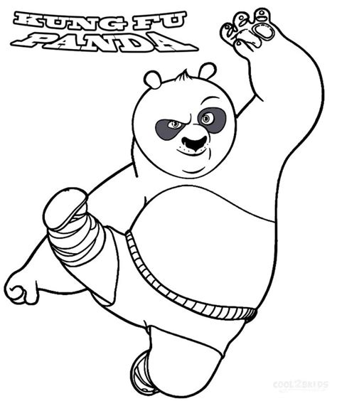 Dibujos De Kung Fu Panda Para Colorear Páginas Para Imprimir Gratis