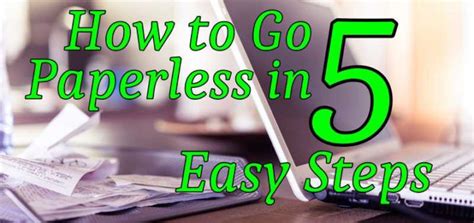 How To Go Paperless At Home In 5 Easy Steps Tech Life 101