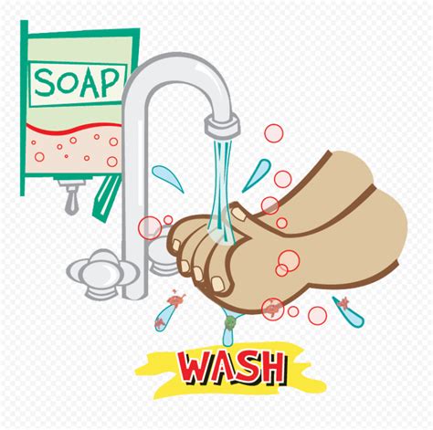 Handwash Illustration Soap Hygiene Cleaning Citypng
