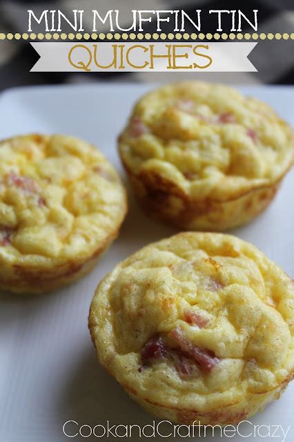 Cook And Craft Me Crazy Mini Muffin Tin Quiches