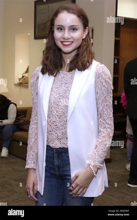 Lizeth Goca Poses For Photos During A Press Conference To Promote