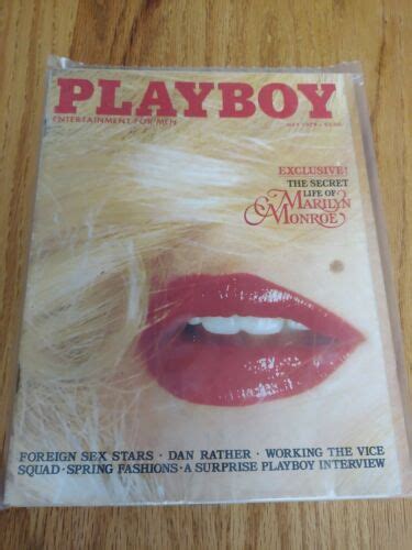 Mavin Vintage Playboy Magazine May 1979 Secret Life Of Marilyn Monroe