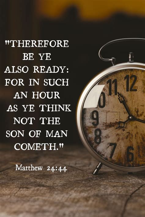 Bible Verse Matthew 2444