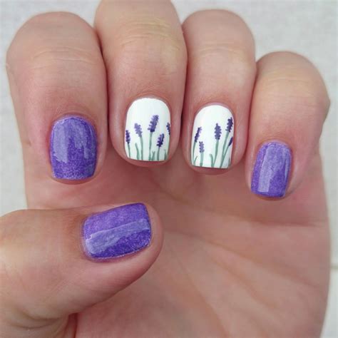 These diy tips will have you skipping the salon for your own professional touch! Dahlia Nails: Lovely Lavender | Lavender nails, Flower ...