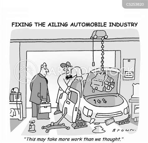 Garage Mechanic Cartoons And Comics Funny Pictures From Cartoonstock
