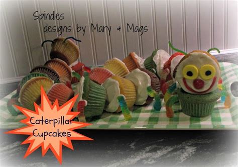 Spindles Designs By Mary And Mags Caterpillar Cupcake Spindle Design