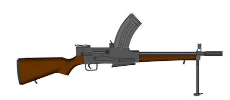 Russian Wwii Lmgautomatic Rifle Just Something I Made Flickr