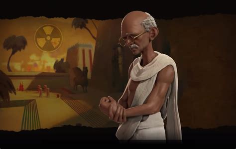 Gandhi Looking Like A Snack In Civilization Vi Nerfwire