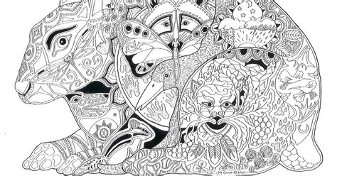 Advanced Detailed Animal Coloring Pages Tripafethna