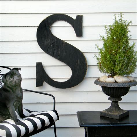 24 Extra Large Letter Large Wood Letters Shabby By Slippinsouthern