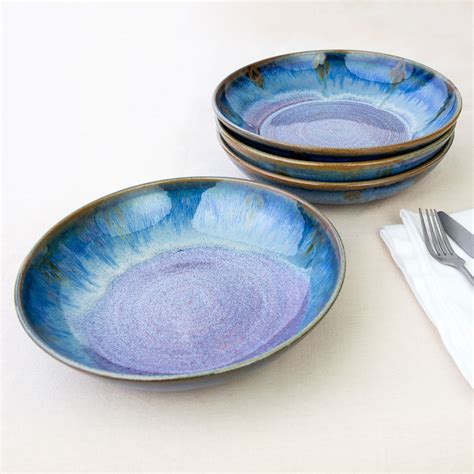 Customized bowls, plates and catering supplies serve up a delicious corporate luncheon, hors d'oeuvres reception or casual brunch for your special guests. Aurora Pasta Bowls - Set of 4 | Pasta bowl set, Pasta ...