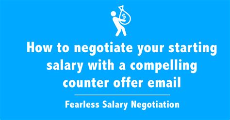 Use a salary range with the lowest number being your expected salary how to negotiate a salary offer. Salary negotiation email sample - counter offer letter ...