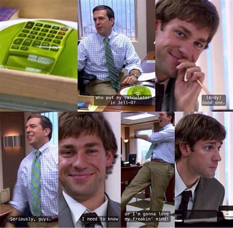 Jim Has The Best Facial Expressions Xd Funny Office Memes Office Jokes