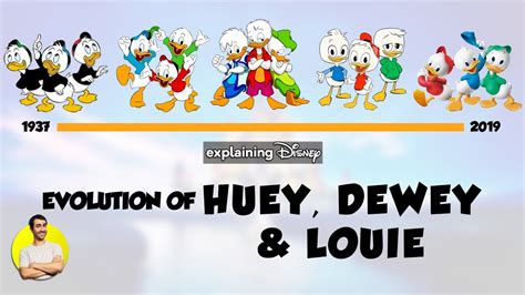 Evolution Of Huey Dewey And Louie 82 Years Explained Cartoon