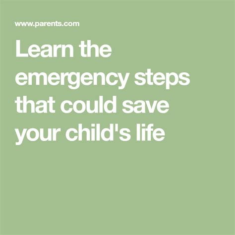 Child Drowning First Aid 7 Steps That Can Save A Life Child Life