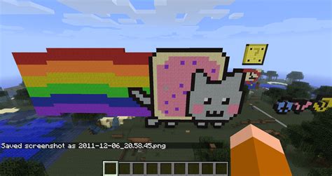 Nyan Cat In Minecraft By Branduboga On Deviantart