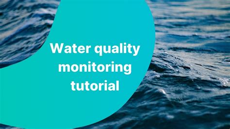 Water Quality Monitoring Tutorial Youtube