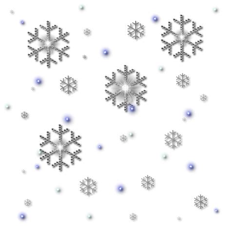 Snowflakes Falling Clipart