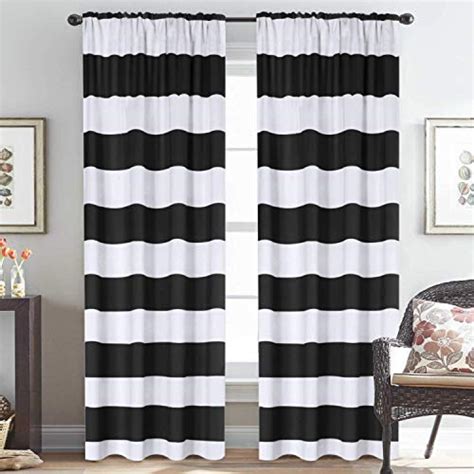 Choosing Black And White Striped Curtains