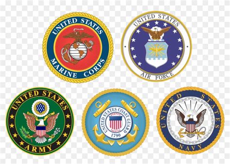 Army Emblems Clipart Branches Of The Military Logos Free