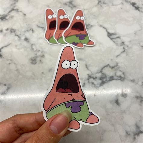 Patrick Star Meme Spongebob Sticker By Hala Laptop De Vrogue Co