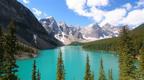 обои пейзаж Горы природа Размышления Канада Национальный парк
