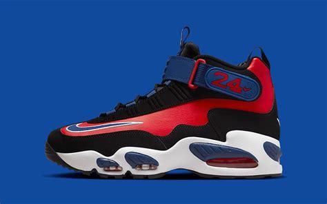 The Nike Air Griffey Max 1 Appears In Black Red And Royal Blue House