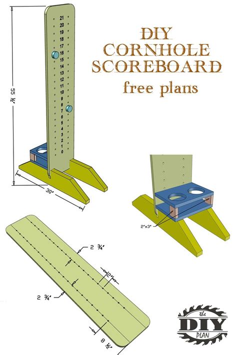 How To Build A Diy Cornhole Scoreboard Thediyplan Corn Hole Diy