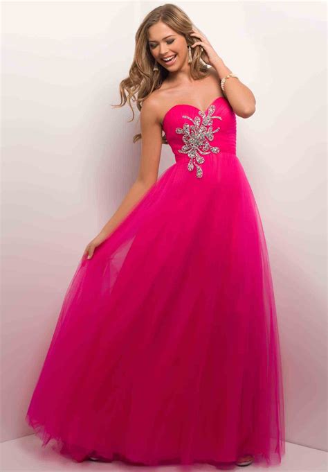 Prom Dresses Hot Pink And Black Formal Dresses
