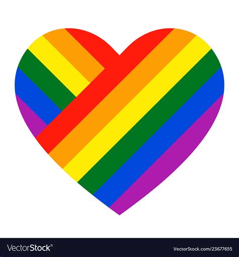 Gay Pride Rainbow Heart Lgbtq Aufkleber Teepublic De My Xxx Hot Girl