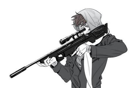 Anime Boy With Gun Pfp