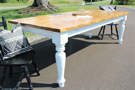 Diy Farmhouse Dining Table Free Plans And Tutorial