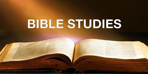 Bible Studies — St Johns Parish Church