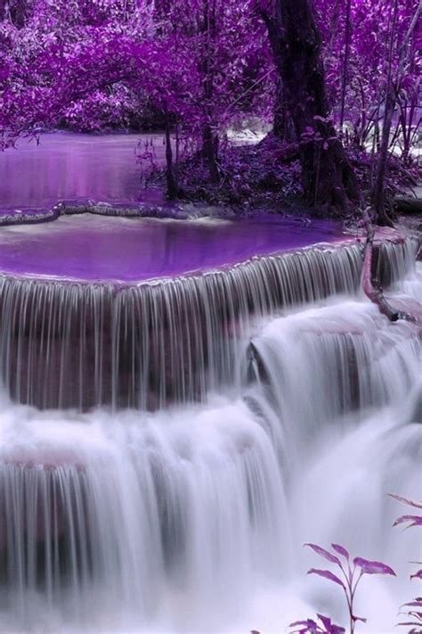Pin By Edward Chris On Purple Beautiful Waterfalls Waterfall