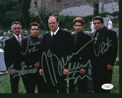 Lot Detail The Sopranos Cast Signed 8 X 10 Photograph W Gandolfini