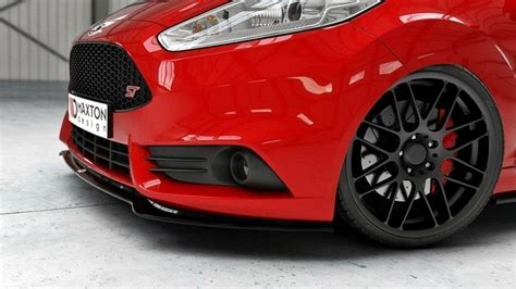 Front Splitter V3 Ford Fiesta St Mk7 Fl Carbon Look Our Offer Ford