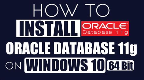 Oracle database professioals will have two oracle 11g download options including oracle database 11g release 2 download and oracle database 11g release 1 download for various operating systems. How to install oracle 11g on Windows 10 64bit | Oracle ...