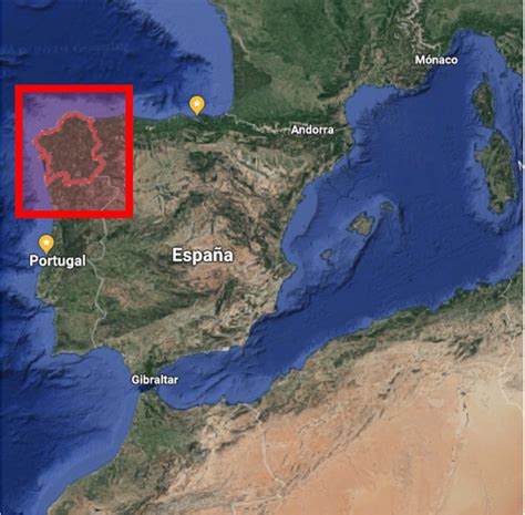 Galicia region (NW of Spain), in red. | Download Scientific Diagram