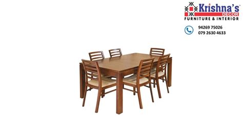 Natural Teak Wood Chairs Wooden Dining Set For Home Size 5 X 3 At