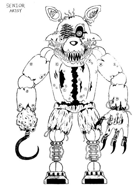 Five Nights At Freddy S Coloring Pages Print For Free Images Five Nights At Freddy S