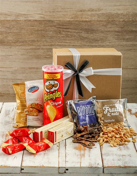 Make this milestone birthday special with beer and wine gifts, exciting experiences funny 50th birthday gift ideas. Snack Hamper with Biltong, Nuts, Chocolates, Chips ...