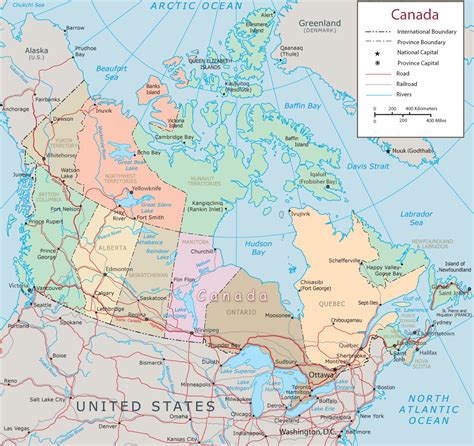 Map Of Canada