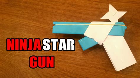 The same way you make a potato gun.( search how to make a potato gun on google.) then instead of a potato u can use something that can contain bbs such as: How To Make a Paper Gun That Shoots Ninja Stars - With ...