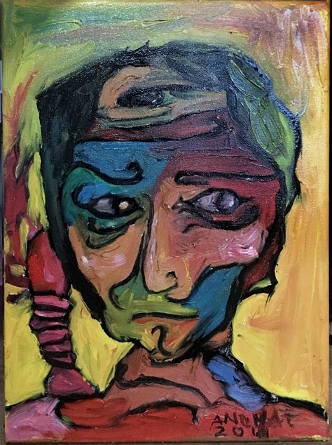 The Angry Man Painting By Enrique Iii Anonat Saatchi Art