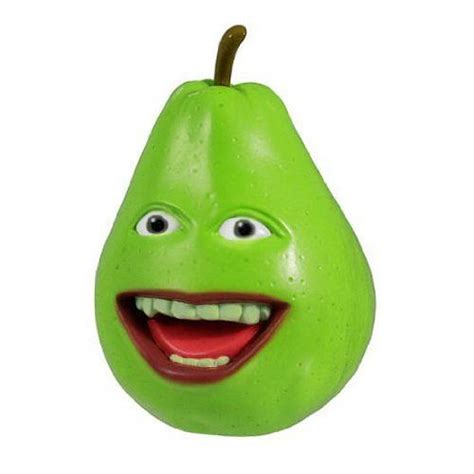 Annoying Orange Collectible Talking Pvc Figure Pear 4 Inch Scale
