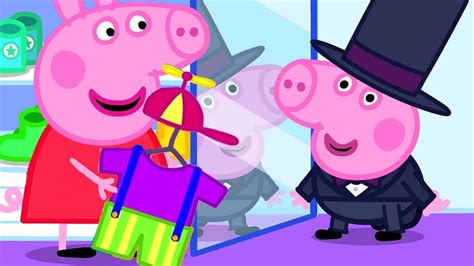 Peppa Pig Official Channel Georges New Clothes Shopping With Peppa Pig