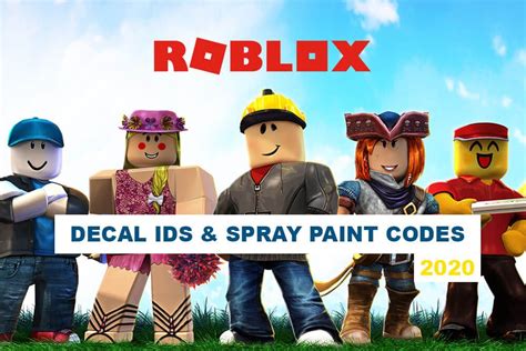 Roblox Decal Ids And Spray Paint Codes List 2020 Xbox T