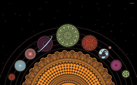 Spiral Solar System Wallpaper Vector Wallpapers 16130