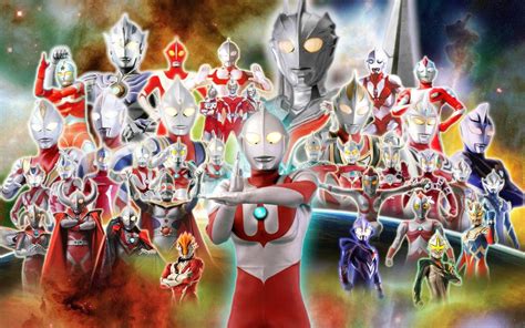Download All Ultraman Versions Wallpaper