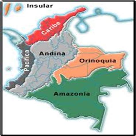 Regiones Geograficas De Colombia Conociento Las Regiones De Mi Pais
